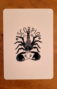 Scorpio Postcard: Zodiac Collection